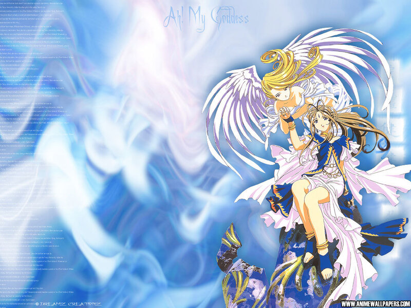 Two Anime Girls with Wings — Blue, Serene, Angel