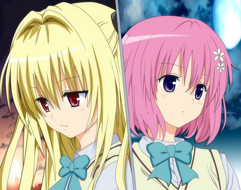 Two Anime Girls — Yellow, Dramatic