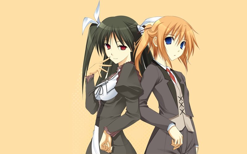 Two Anime Girls — Yellow, Neutral