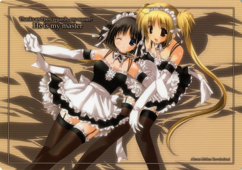 Two Anime Maids — Brown