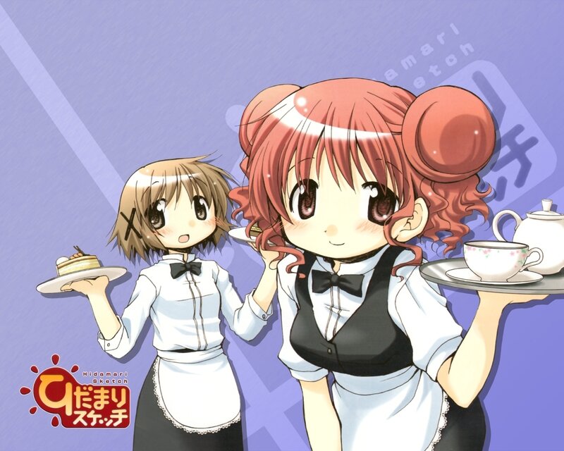 Two Anime Maids — Purple