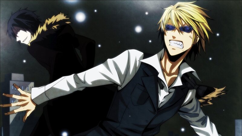 Two Anime Men in Conflict