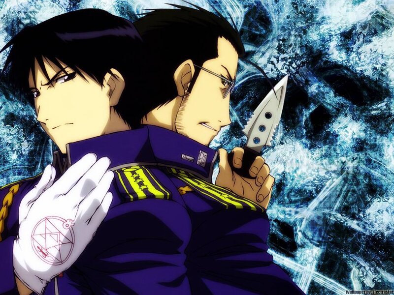 Two Anime Men in Uniform