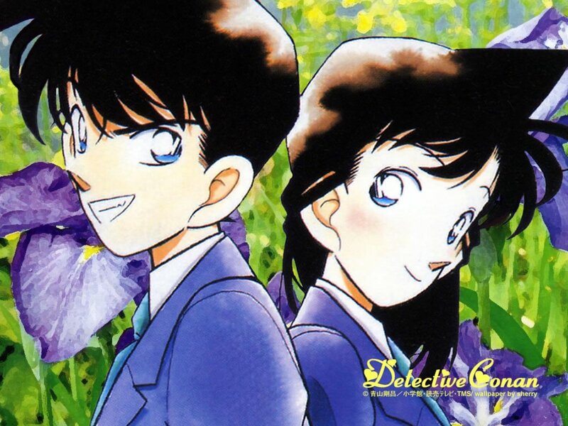 Two Anime Students — Blue, Calm
