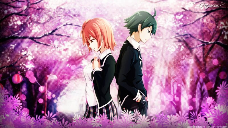 Two Anime Students — Pink
