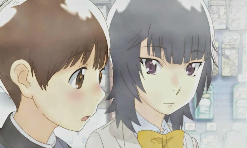 Two Anime Students — White