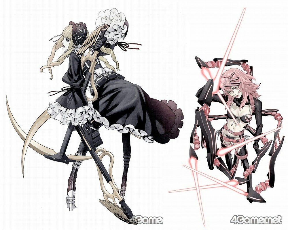 Two anime-style female characters