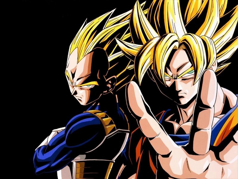 Two Anime Warriors — Yellow, Intense