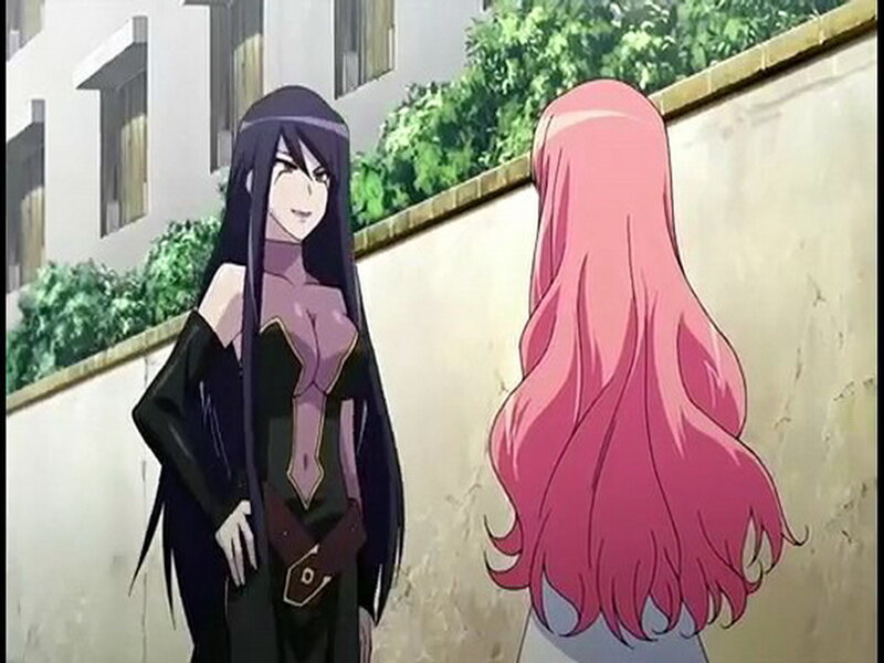 Two Anime Women — Black, Calm