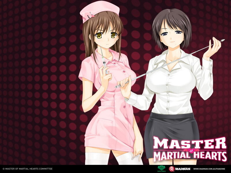 Two Anime Women Holding Syringes