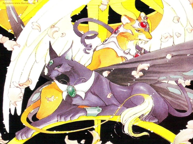 Two Anthropomorphic Cats