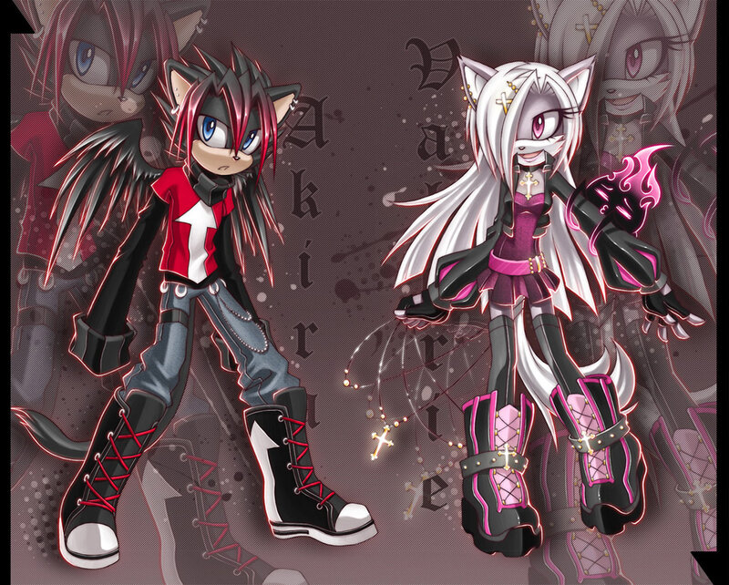 Two Anthropomorphic Characters — Black