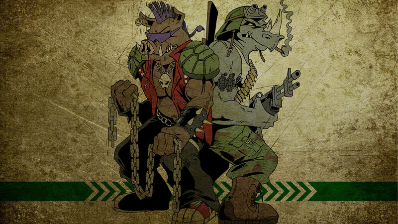 Two Anthropomorphic Warriors — Brown