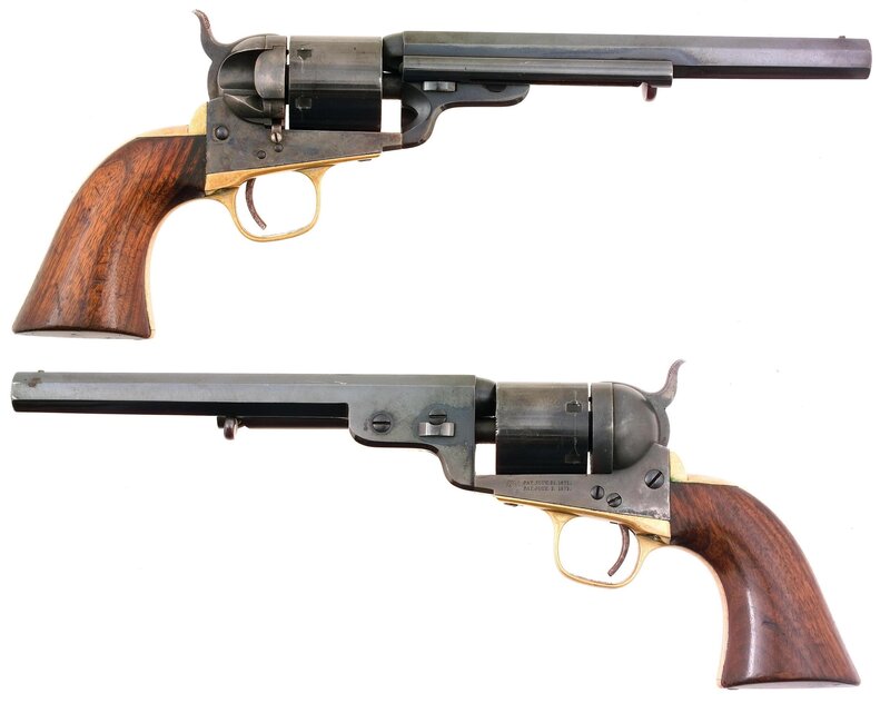Two antique revolvers