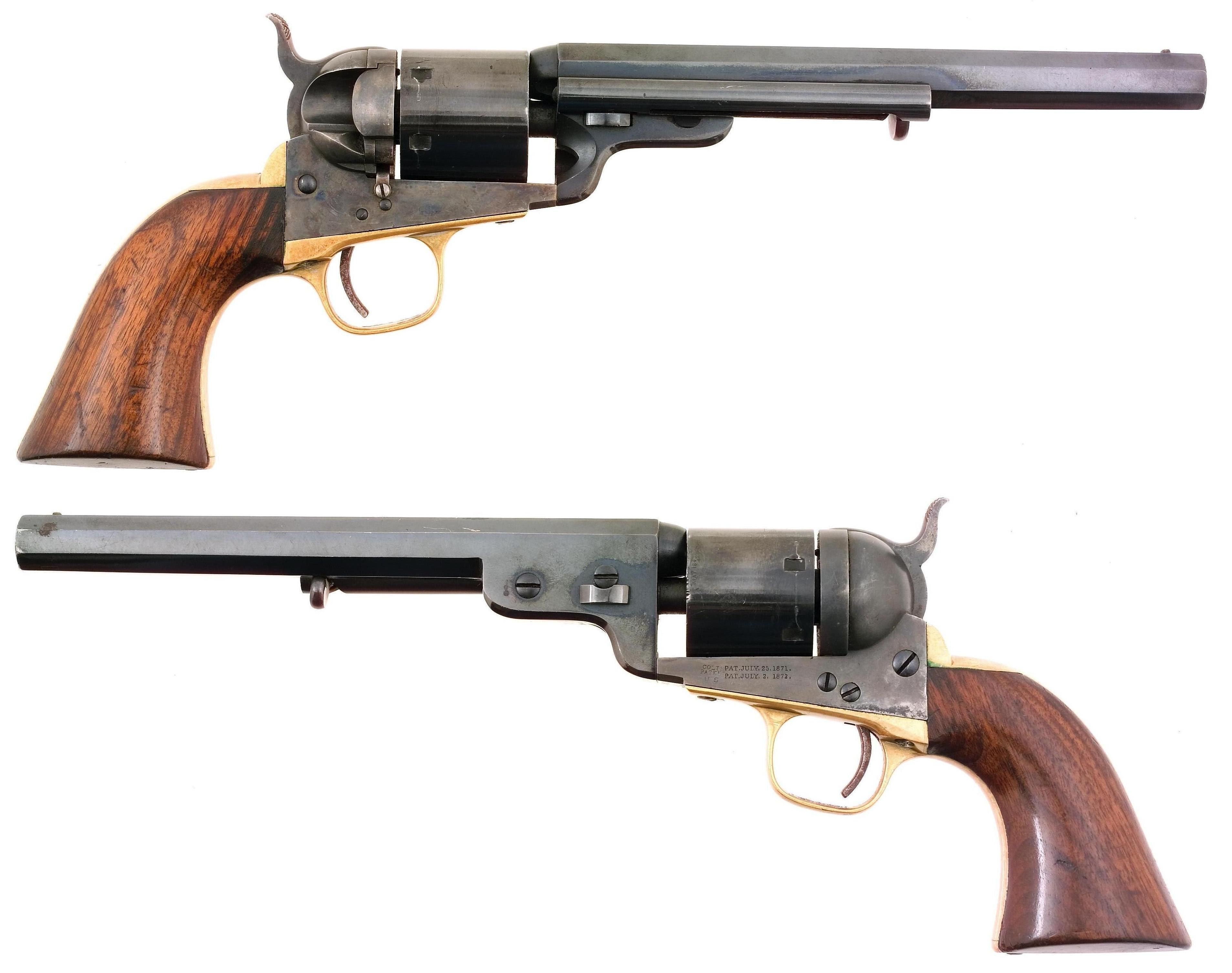 Two antique revolvers