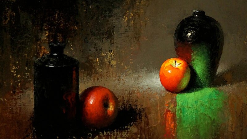 Two Apples and Two Bottles