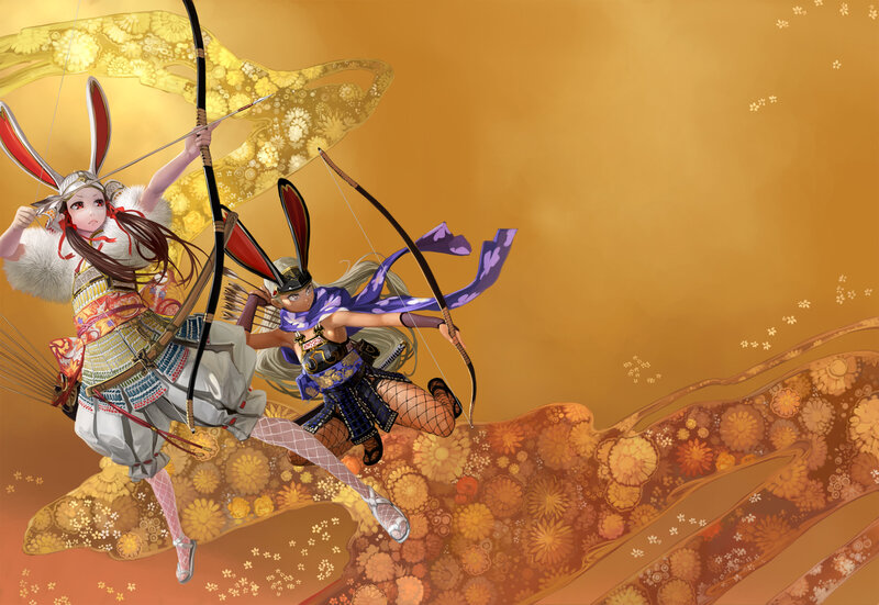 Two Archer Girls — Gold