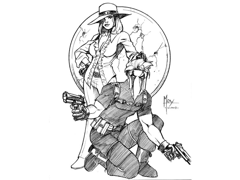 Two Armed Characters