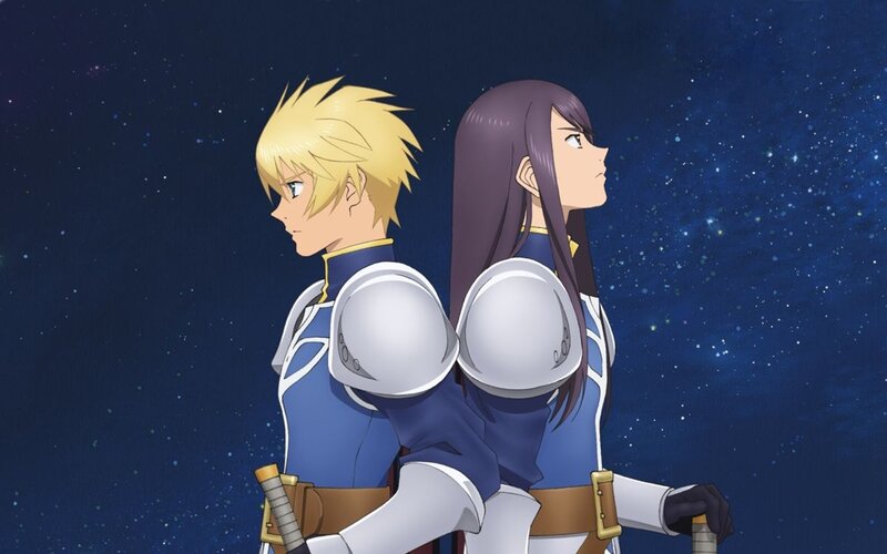 Two Armored Characters — Blue, Dramatic