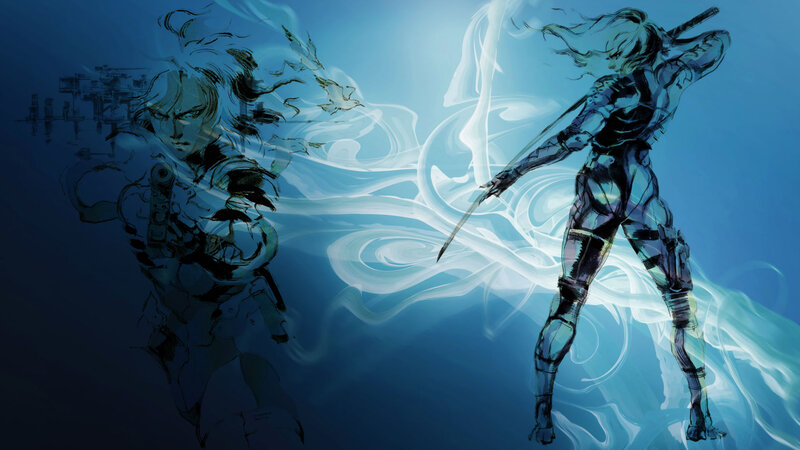 Two Armored Figures Fighting — Blue