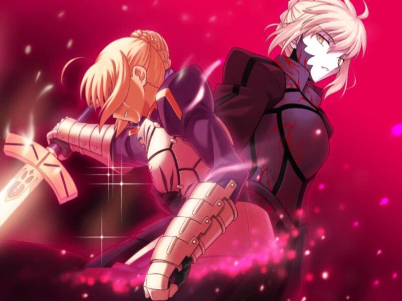 Two Armored Figures Fighting
