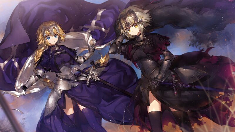 Two Armored Girls — Purple