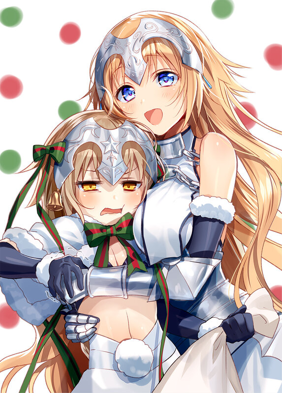 Two Armored Girls — White