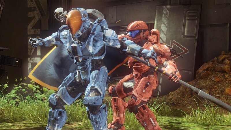 Two Armored Soldiers — Blue, Action, 3d Render