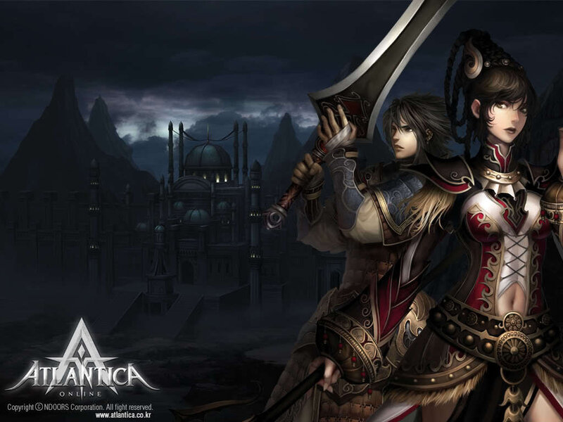 Two Armored Warriors — Black, Dramatic, Night