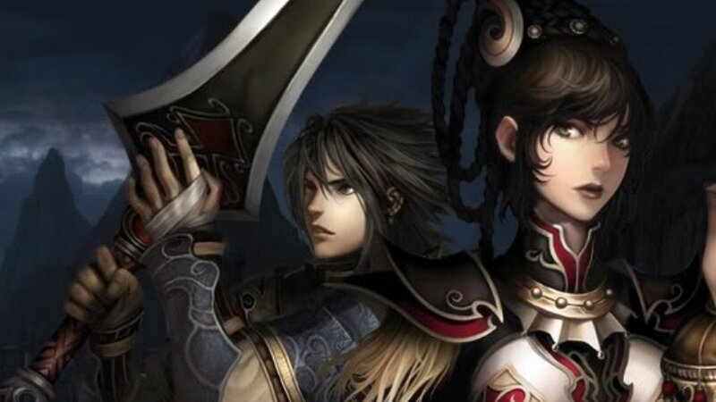 Two Armored Warriors — Blue, Dramatic, Night