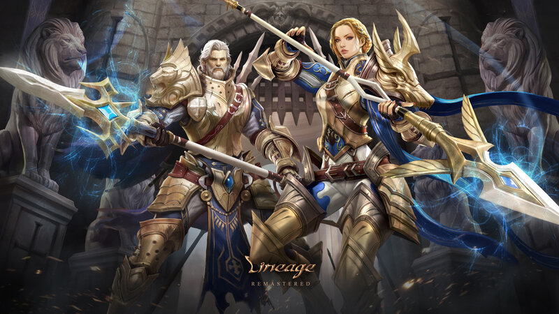 Two Armored Warriors — Gold, Dramatic, Digital Art