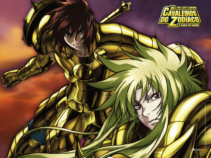 Two Armored Warriors — Gold, Dramatic, Sunset