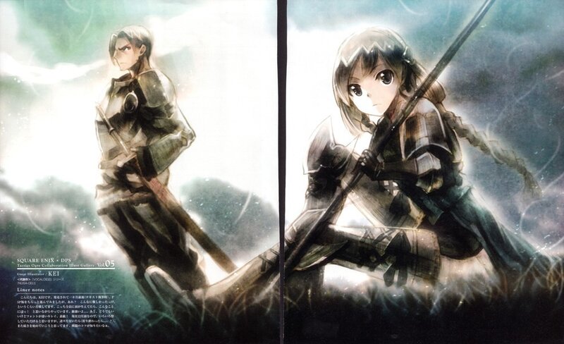 Two Armored Warriors — Gray