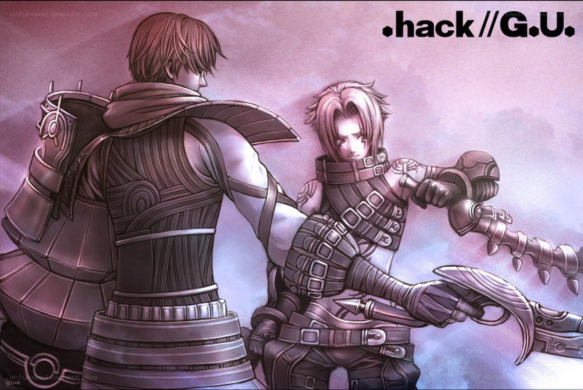 Two armored warriors in combat