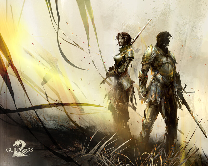 Two Armored Warriors — Yellow