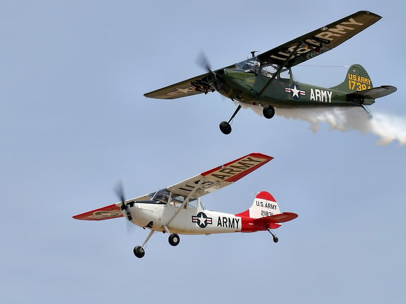 Two Army Planes