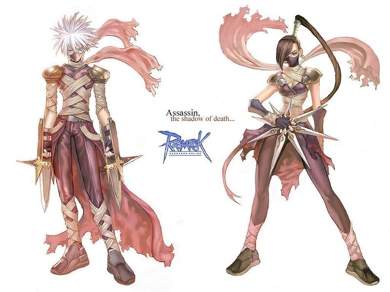 Two Assassin Characters — Brown