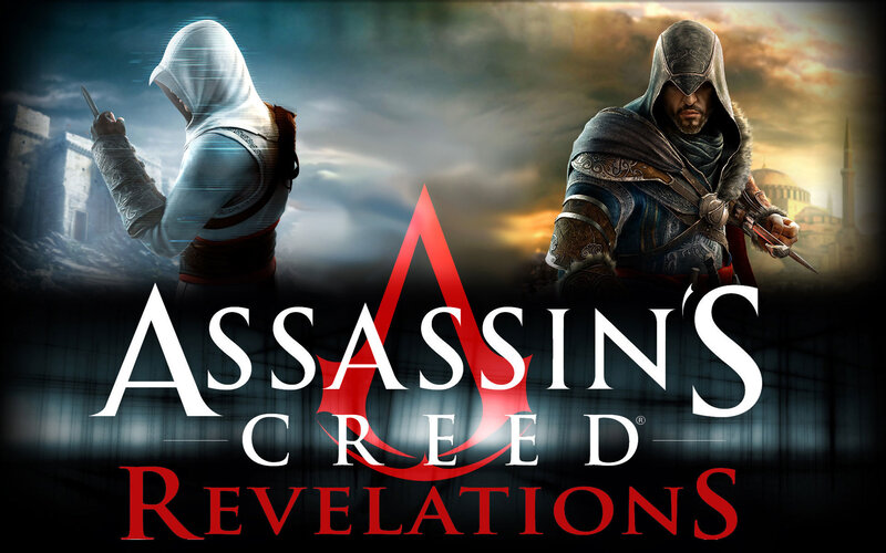 Two Assassins in Hooded Robes — Black, Dramatic
