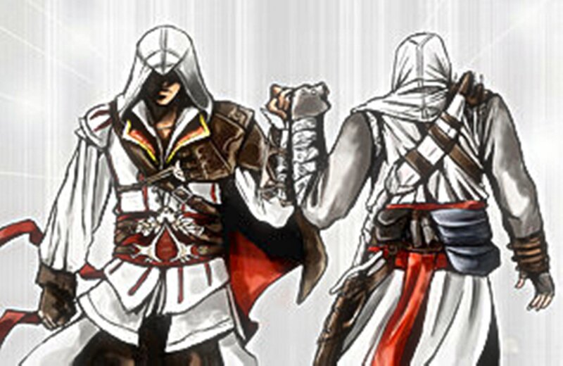 Two Assassins in White Robes