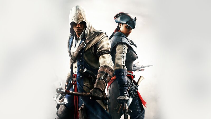 Two Assassins Standing — White, Dramatic