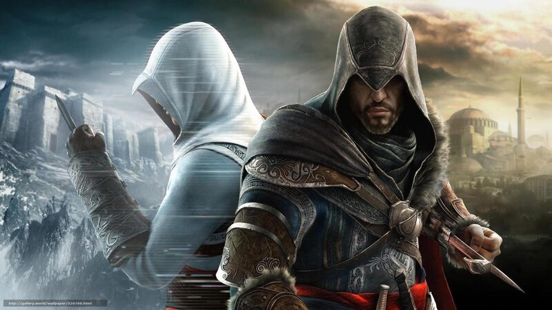 Two Assassins with Knives — Gray, Dramatic, Sunset