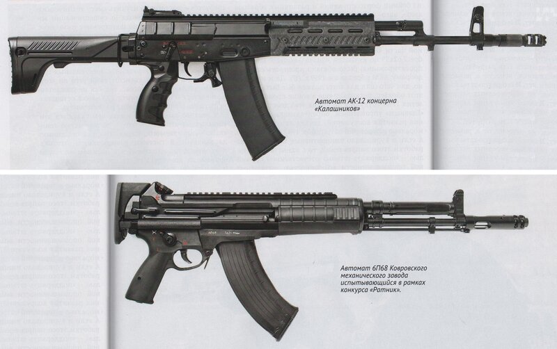 Two Assault Rifles — Black, Neutral, Photograph