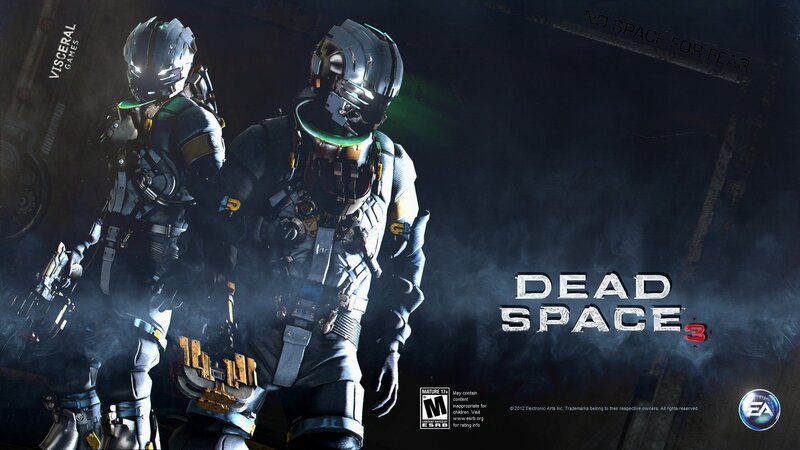 Two Astronauts in Armor — Black, Dark, Dramatic, Night, Digital Art