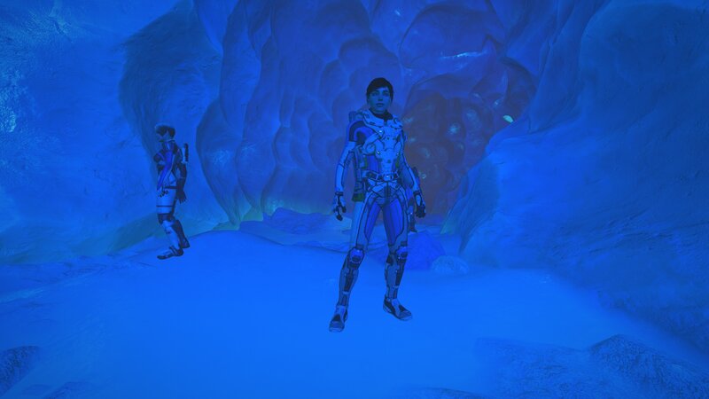 Two Astronauts in Cave