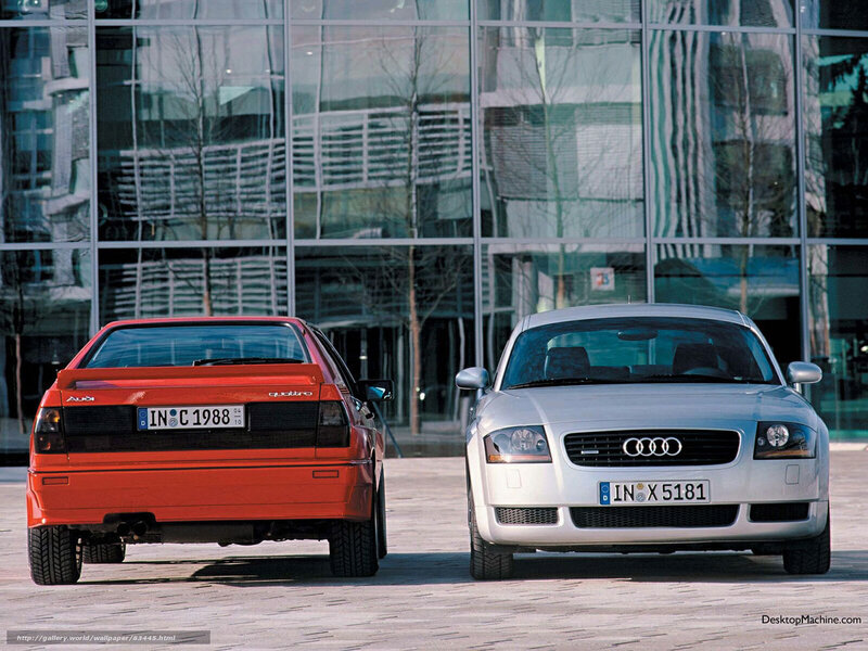 Two Audi Cars