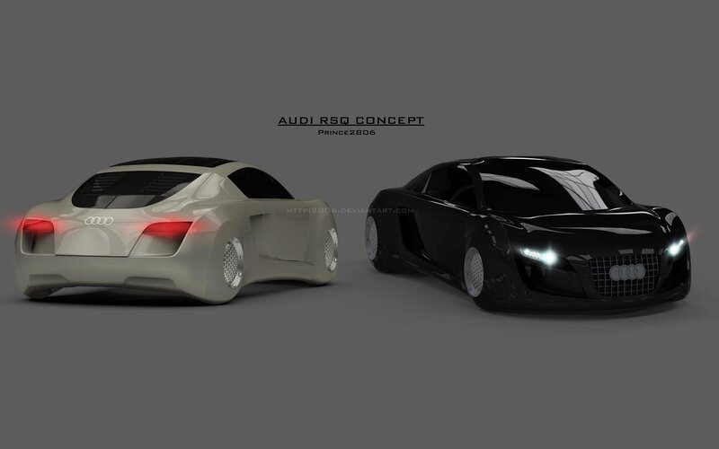 Two Audi Concept Cars