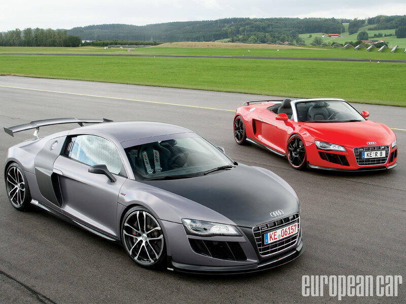 Two Audi Sports Cars