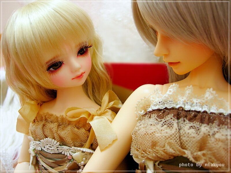 Two Ball-jointed Dolls