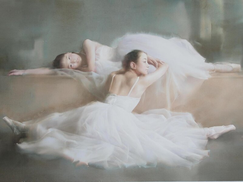 Two Ballerinas Resting