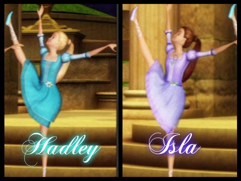 Two Ballet Dancers — Blue